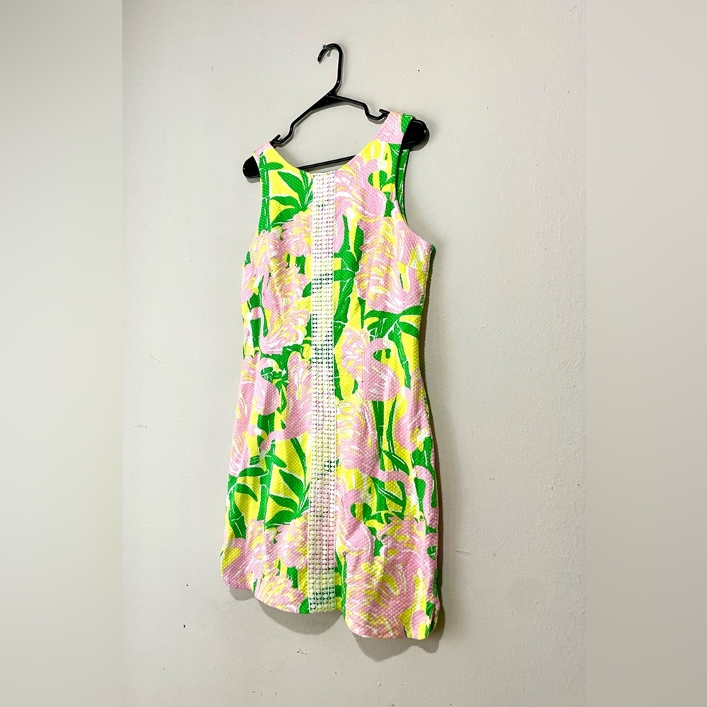 Lilly Pulitzer For Target 20th Anniversary Women's Fan Dance Shift Dress Sz‎ 14 - Picture 6 of 9